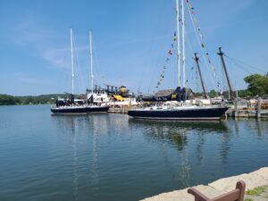 Navy 44s in Mystic